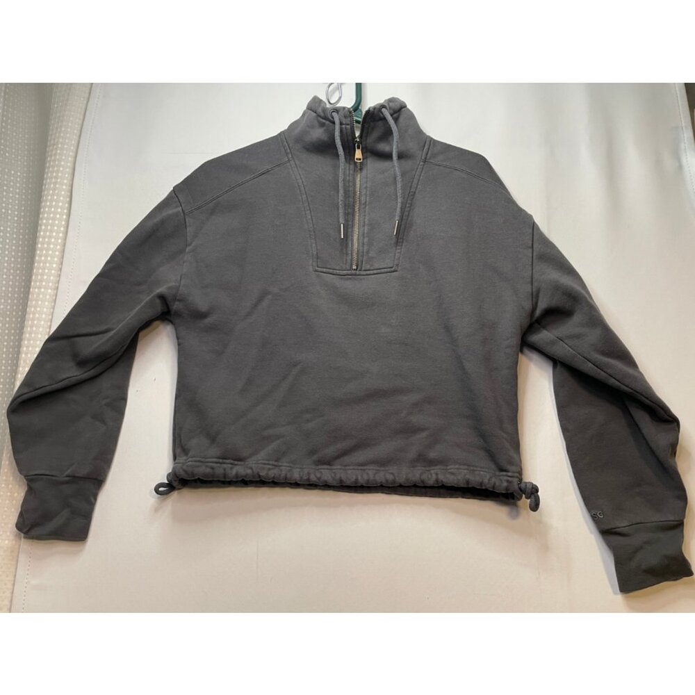 DSG Dick's Sporting Goods sweater womens XS 1/4 zip long sleeve gray